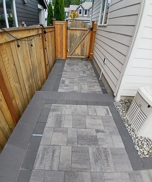 Luxury Backyard Renovation with Paver Patio & Fountains in Sea Tac 